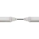 SIGOR LED Feuchtraumleuchte TRICOLOUR 60 cm 3-CCT 120°, 18W, 3000/4000/5700K, 2100lm, IP65, Ra80 weiß