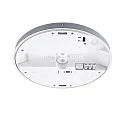 SIGOR LED Deckenleuchte / Badleuchte SPLIT, IP54, Ø 27cm, 18/24W 3000/4000K (CCT DIP) 2000/2500lm 110°, schwarz / opal