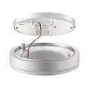 SIGOR LED Deckenleuchte / Badleuchte SPLIT, IP54, Ø 27cm, 18/24W 3000/4000K (CCT DIP) 2000/2500lm 110°, schwarz / opal