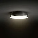 SIGOR LED Deckenleuchte / Badleuchte SPLIT, IP54, Ø 27cm, 18/24W 3000/4000K (CCT DIP) 2000/2500lm 110°, schwarz / opal