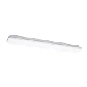 LED Aufbauleuchte PLANK, 900mm, 120°, 32/34W, 3000/4000K, 2700/3500lm, IP54, dimmbar, silber