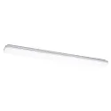 LED Aufbauleuchte PLANK, 1200mm, 120°, 38/29W, 3000/4000K, 3200/4200lm, IP54, dimmbar, silber