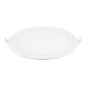 LED Einbauleuchte FLED DOWNLIGHT SLIM, IP20, Ø 22cm, 18W, 3000/4000/5000K (CCT Switch) 1880lm 120°, CRi >90, schaltbar, weiß