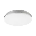 LED Deckenaufbauleuchte CIRCEL Ø 27cm, 10/16/22W, 3000/4000K, 1200-2800lm, IP54 nicht dimmbar, silber