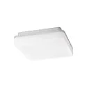 LED Aufbauleuchte SQUARE 22, 22cm, 120°, 10/15W, 3000/4000K, 1200-1700lm, IP54, silber