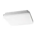 LED Aufbauleuchte SQUARE 27, 27cm, 120°, 10/16/22W, 3000/4000K, 1200-2800lm, IP54, silber