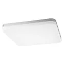 LED Aufbauleuchte SQUARE 40, 40cm, 120°, 18/22/28W, 3000/4000K, 2400-3600lm, IP54, silber