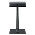 LED Akku-Tischleuchte NUINDIE CHARGE, 2,5W, 2700K, 212lm, IP54, mit QI-Ladefläche, dimmbar, schwarz