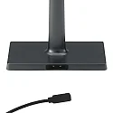 SIGOR LED Akku-Tischleuchte NUINDIE CHARGE, 2,5W, 2700K, 212lm, IP54, mit QI-Ladefläche, dimmbar, schwarz