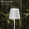 LED Akku-Stehleuchte NUINDIE, 120cm, 2,2W, Flex-Mood, 2200K/2700K, IP54, 168/197lm, Ra85, dimmbar, rund, graphitgrau