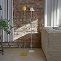 LED Akku-Stehleuchte NUINDIE, 120cm, 2,2W, Flex-Mood, 2200K/2700K, IP54, 168/197lm, Ra85, dimmbar, rund, graphitgrau
