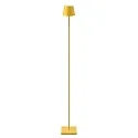 SIGOR LED Akku-Stehleuchte NUINDIE, 120cm, 2,2W, Flex-Mood, 2200K/2700K, IP54, 168/197lm, Ra85, dimmbar, rund, sonnengelb