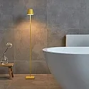 SIGOR LED Akku-Stehleuchte NUINDIE, 120cm, 2,2W, Flex-Mood, 2200K/2700K, IP54, 168/197lm, Ra85, dimmbar, rund, sonnengelb