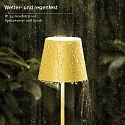 SIGOR LED Akku-Stehleuchte NUINDIE, 120cm, 2,2W, Flex-Mood, 2200K/2700K, IP54, 168/197lm, Ra85, dimmbar, rund, sonnengelb