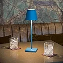 LED Akku-Tischleuchte NUINDIE, IP54, 2.2W 2200K/2700K (Flex-Mood) 168/197lm, rund, dimmbar