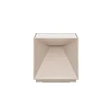 battery table lamp NUTALIS 10X10CM cube shape, CCT Switch, with touch dimmer, with charger IP54, dune beige dimmable