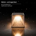 SIGOR LED-Akku-Tischleuchte NUTALIS, IP54, 2.8W 2200/2700K (FlexMood) 130lm, Easy-Connect, dimmbar, nachtschwarz