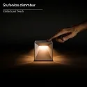 SIGOR LED-Akku-Tischleuchte NUTALIS MINI, IP54, 2.2W 2200/2700K (FlexMood) 125lm, Easy-Connect + Wandhalterung, dimmbar, schneeweiß