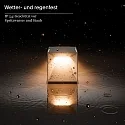 SIGOR LED-Akku-Tischleuchte NUTALIS MINI, IP54, 2.2W 2200/2700K (FlexMood) 125lm, Easy-Connect + Wandhalterung, dimmbar, schneeweiß