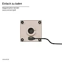 SIGOR LED-Akku-Tischleuchte NUTALIS MINI, IP54, 2.2W 2200/2700K (FlexMood) 125lm, Easy-Connect + Wandhalterung, dimmbar, dünenbeige