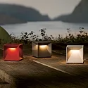 SIGOR LED-Akku-Tischleuchte NUTALIS MINI, IP54, 2.2W 2200/2700K (FlexMood) 125lm, Easy-Connect + Wandhalterung, dimmbar, nebelgrau