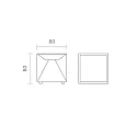 SIGOR LED-Akku-Tischleuchte NUTALIS MINI, IP54, 2.2W 2200/2700K (FlexMood) 125lm, Easy-Connect + Wandhalterung, dimmbar, salbeigrün