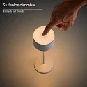 SIGOR battery table lamp VELUNA up / down, CCT Switch, set of 1, with touch dimmer IP44, snow white dimmable