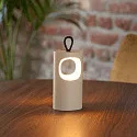 SIGOR Mobile LED-Akku-Tischleuchte LUNARI, IP44, 1.4W 2200K/2700K (FlexMood) 90/100lm, mit Touch-Dimmer + USB-C, dünenbeige