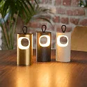 SIGOR Mobile LED-Akku-Tischleuchte LUNARI, IP44, 1.4W 2200K/2700K (FlexMood) 90/100lm, mit Touch-Dimmer + USB-C, dünenbeige