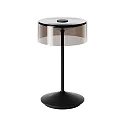 battery table lamp NUMOTION CCT Switch, with touch dimmer IP54, powder coated, night black dimmable