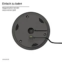 SIGOR LED Akku-Glasleuchte NUMOTION, IP54, 2.2W 2200/2700K (Flex-Mood) 140/160lm, mit Touch-Dimmer, graphitgrau / Rauch