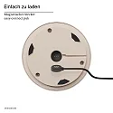 SIGOR LED Akku-Glasleuchte NUMOTION, IP54, 2.2W 2200/2700K (Flex-Mood) 140/160lm, mit Touch-Dimmer, dünenbeige / Rauch