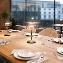SIGOR LED Akku-Glasleuchte NUMOTION, IP54, 2.2W 2200/2700K (Flex-Mood) 140/160lm, mit Touch-Dimmer, tannengrün / Rauch