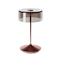 battery table lamp NUMOTION CCT Switch, with touch dimmer IP54, rose gold, anodised dimmable