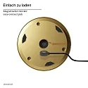 SIGOR LED Akku-Glasleuchte NUMOTION, IP54, 2.2W 2200/2700K (Flex-Mood) 140/160lm, mit Touch-Dimmer, gold / Rauch