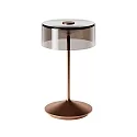 LED Akku-Glasleuchte NUMOTION, 2,2W, 2200/2700K, IP54, (Flex-Mood) 161lm, mit Touch-Dimmer, bronze