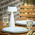 battery table lamp SOLINO IP44, snow white dimmable