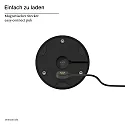 SIGOR LED-Akku-Tischleuchte NUDROP, IP54, 29cm, 2.2W 2200/2700K (FlexMood) 170lm, Easy-Connect, dimmbar, nachtschwarz