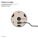 SIGOR LED-Akku-Tischleuchte NUDROP, IP54, 29cm, 2.2W 2200/2700K (FlexMood) 170lm, Easy-Connect, dimmbar, dünenbeige