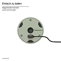 SIGOR LED-Akku-Tischleuchte NUDROP, IP54, 29cm, 2.2W 2200/2700K (FlexMood) 170lm, Easy-Connect, dimmbar, salbeigrün
