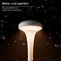 SIGOR LED-Akku-Tischleuchte NUDROP, IP54, 29cm, 2.2W 2200/2700K (FlexMood) 170lm, Easy-Connect, dimmbar, salbeigrün