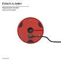 SIGOR LED-Akku-Tischleuchte NUDROP, IP54, 29cm, 2.2W 2200/2700K (FlexMood) 170lm, Easy-Connect, dimmbar, feuerrot