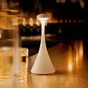SIGOR battery table lamp NUDROP MINI CCT Switch, with touch dimmer IP54, dune beige dimmable