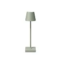 battery table lamp NUINDIE POCKET USB-C up / down, with USB connection, CCT Switch, with touch dimmer IP54, sage green dimmable