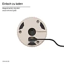 SIGOR LED Akku-Tischleuchte NUFLAIR, IP54, 2.2W 2200/2700K (Flex-Mood), mit Vasen-Einsatz + Touch-Dimmer + Easy-Connect, dünenbeige