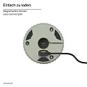 SIGOR LED Akku-Tischleuchte NUFLAIR, IP54, 2.2W 2200/2700K (Flex-Mood), mit Vasen-Einsatz + Touch-Dimmer + Easy-Connect, salbeigrün