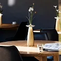 SIGOR LED Akku-Tischleuchte NUFLAIR, IP54, 2.2W 2200/2700K (Flex-Mood), mit Vasen-Einsatz + Touch-Dimmer + Easy-Connect, goldfarben