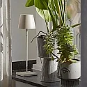 SIGOR battery table lamp NUINDIE USB-C up / down, with USB connection, CCT Switch, with touch dimmer IP54, dune beige dimmable