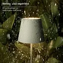 SIGOR battery table lamp NUINDIE USB-C up / down, with USB connection, CCT Switch, with touch dimmer IP54, sage green dimmable