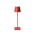 battery table lamp NUINDIE USB-C up / down, with USB connection, CCT Switch, with touch dimmer IP54, fire red dimmable